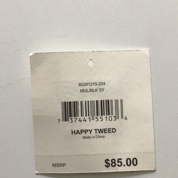 ANNE KLEIN VINTAGE BAG BLACK PATENT LEATHER /WEAVE - Picture 6 of 7